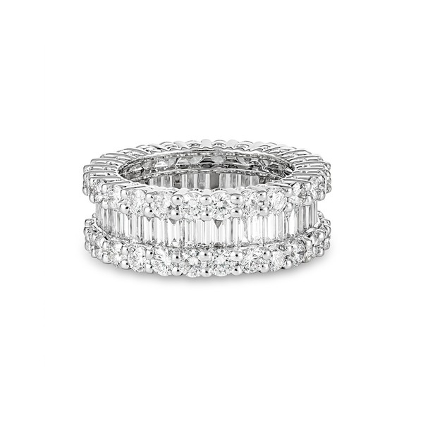 18ct White Gold Full Circle Diamond Ring